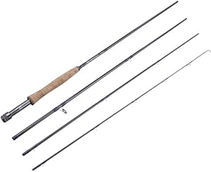 Sougayilang Fliegenfischrute Graphit 4-teilig 5/6