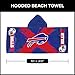 Northwest Buffalo Bills NFL Cross Out Youth Hooded Micro Fiber Towel 22 x 51 Inches