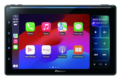 Pioneer SPH-EVO107DAB-UNI2 - Centro Multimedia y navegación 2 DIN, Panel táctil de 10,1 Pulgadas, Wi-Fi, Bluetooth, Apple CarPlay, Android Auto y Dab+, Ecualizador gráfico de 13 Bandas