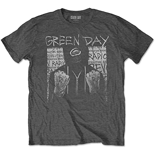 T-shirt Rock Off Green Day Ski Mask XL vêtement noir à manches courtes pour fan