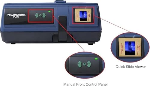 Pacific Image Electronics POWERSLIDE X PLUS 35Mm Slide Scanner. Auto Batch Scan Mounted Slides. Maximum 50 Slides/Batch Scan. 10000 Dpi/True Color. 4.2 Dynamic Range. Mac/Pc. thumb #2