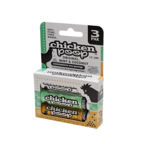 Chicken Poop Lip Junk 3-Pack of Favorites