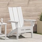 HGNFREF Klappbarer Adirondack Stuhl aus HDPE - Modernes Gartenmobiliar als ergonomischer...