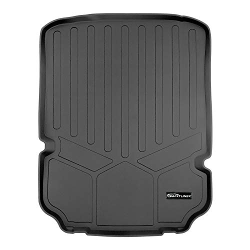 SMARTLINER All Weather Custom Fit Cargo Liner Floor Mat Black for 2016-2022 Chevrolet Camaro Coupe (No Covertible Models)