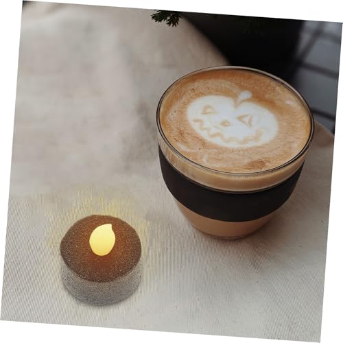 Velas led negras de plástico resistente IMIKEYA con luces duraderas de diseño 7