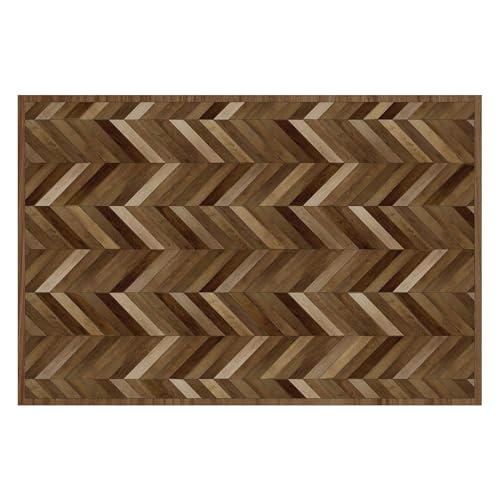 Carolina Creekhouse Vinyl Rug | Megan 041899UA | Vinyl Floor Mat | Decorative, Vintage, Waterproof, Eco-Friendly, Non-Slip | Megan, 2'x3'