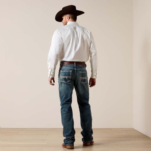 ARIAT Men's M4 Low Rise Coltrane Boot Cut Jean by ARIAT - Used condition - Image 2