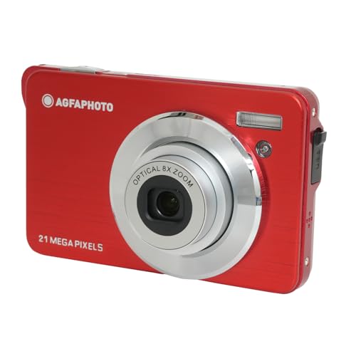 AgfaPhoto Cámara Digital Compacta 21MP con Zoom 8X miniatura 3