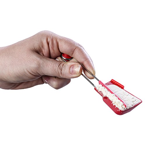 Conjunto de 4 Colheres de Medição Levoons Autonivelante, Dreamfarm DFLV2225, Vermelho