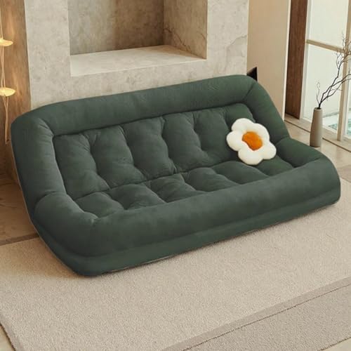 Minogo ソファーベッド ローソファー フロアソファ 2人掛け 3人掛け 折り畳み 座椅子 特大 沙? ボートソファ 大きめ 6段階調節 スポンジフィリング 柔らかい 人間工学 コンパクト 長時間座っても疲れないイス おしゃれ 北欧 寝る 座る 家庭用