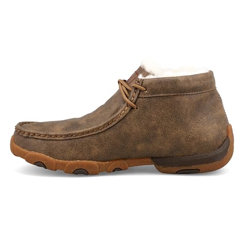 Image of Twisted X Women's Chukka Driving Moc, Moc Toe, Bomber & Fur Lining, 12 M