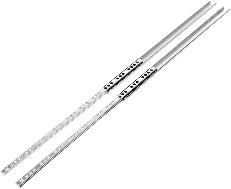 Heavy Duty Drawer Slides 182-406mm Heavy Runners Drawer Slides Rail Telescopic Furniture Hardware Fittings(16inches (406mm))