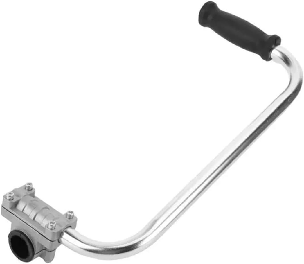 Trimmer Handlebar Handle Ergonomic Non-slip Lawn Mower Auxiliary Handle Stainless Steel for Lawn Care Landscaping Yard Trimming