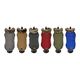 BRAVO. Abrigo para Perro. Chaqueta Impermeable con Capucha Resistente al Agua y al Viento con Forro Interior de algodón Suave y cálido para Perros medianos (Talla S,M,L,XL) (Talla M, Verde)