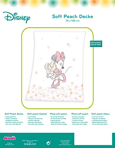 Herding DISNEY MINNIE MOUSE baby-fleece deken, 75 x 100 cm, polyester, wit - Image 6