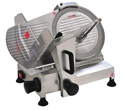 Davlex Commercial Electric Meat Slicer 220mm 8 Inch disc and Sharpening Stone Butchers, Delhi, Supermarket slicers