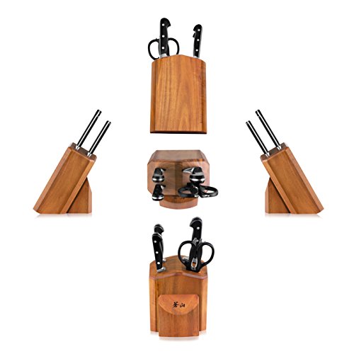 Cangshan-V2-Series-1022520-German-Steel-Forged-5-Piece-Starter-Knife-Block-Set-Acacia Cangshan V2 Series 1022520 German Steel Forged 5 Piece Starter Knife Block Set Acacia