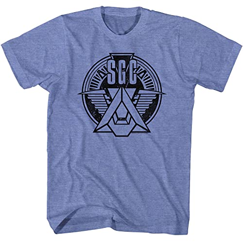 American Classics Stargate SGC Command Insignia Graphic T Shirt Royal XL