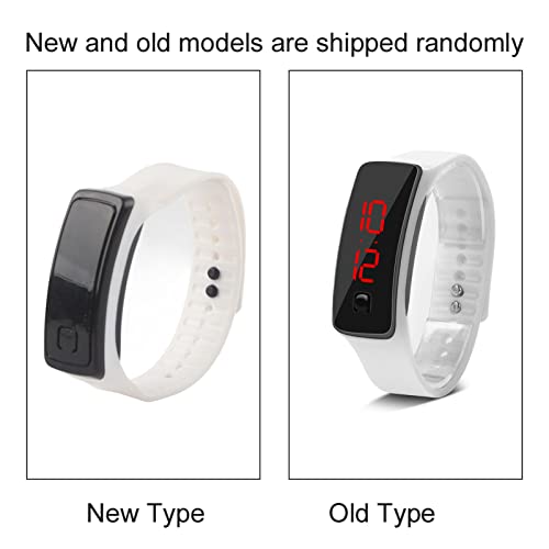 Zetiling Led Wristwatch, Digital Sports Wristwatch Silicone Strap Electronic Display Watch For Men And Women (#1) #TOP1