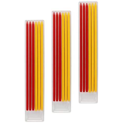 18 recambios de lápiz de 2,8 mm para lápices de marca de carpintero, recambios de lápiz mecánico sólido