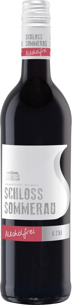 Schloss Sommerau Rotwein alkoholfrei von Sommerau - Rotwein 12 x 0,75l VINELLO - 12er - Weinpaket inkl. kostenlosem VINELLO.weinausgießer