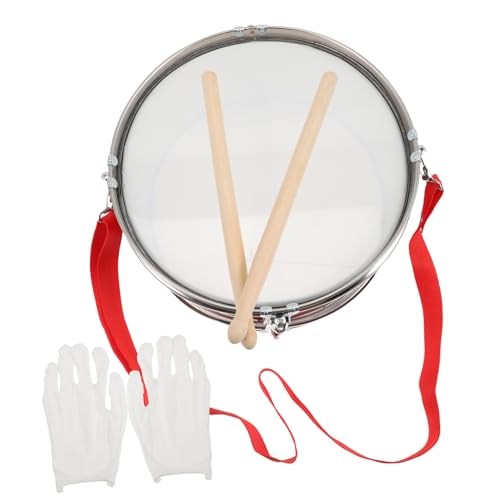 CVUTOVO 子供用スネアドラム スネアドラム スティック付き 打楽器 男の子女の子向け音楽玩具 リズム感育成 初心者向け