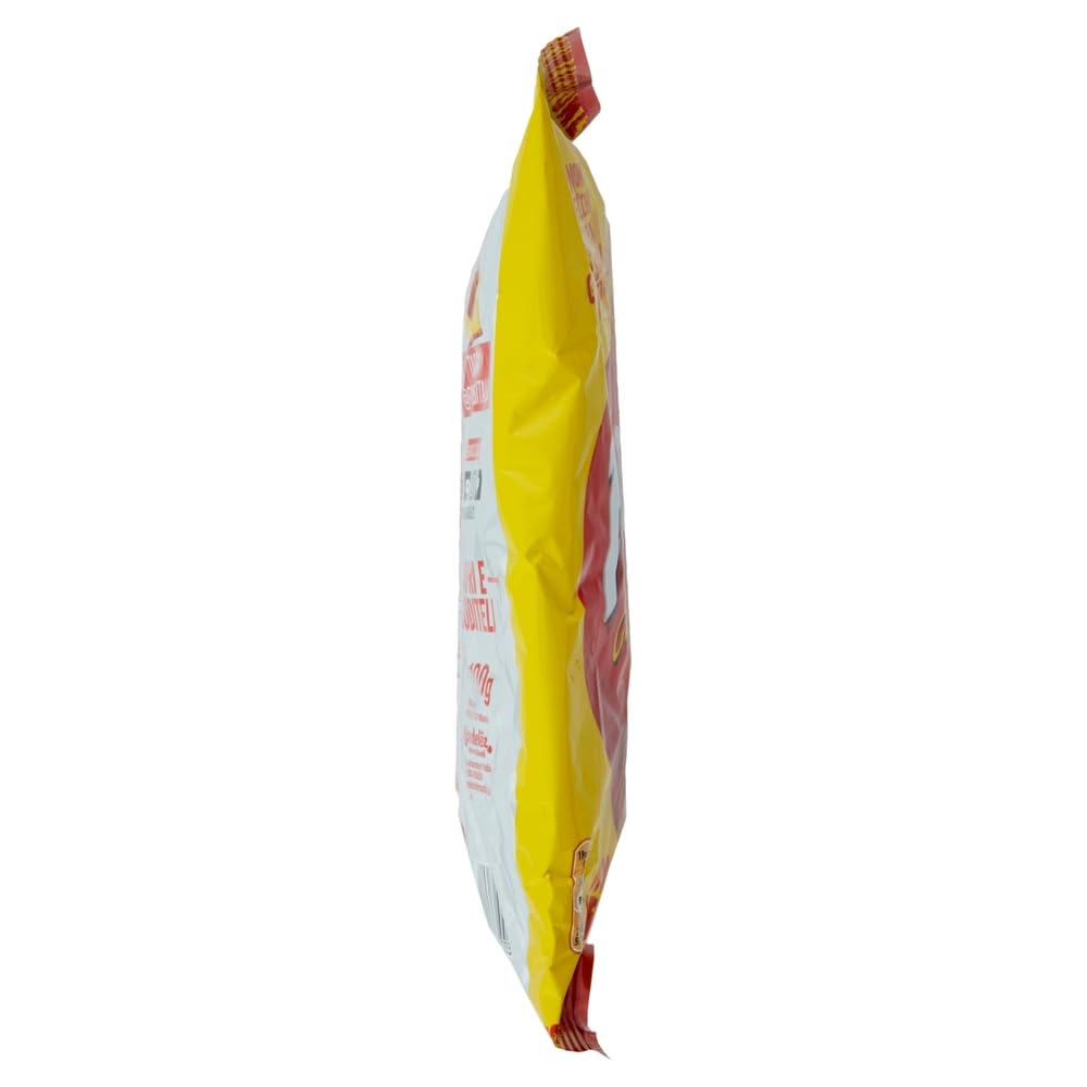 Fonzies Der originale, Original knusprige Mais-Snack mit Käse-Geschmack, Mais snack mit Käse –Beutel 24 x 100g + Beni Culinari Kostenloser Schlüsselanhänger