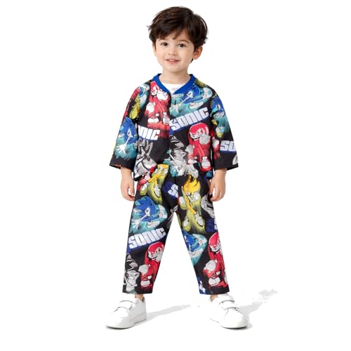 Image of 3BROS BodySuit /Dress for Boys /Girls Full Pajama & Casual Full Sleeves Night Suit Top Combo Kids Set
