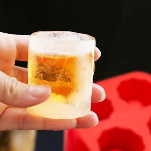 Molde para cubos de hielo forma copa de vino miniatura 7