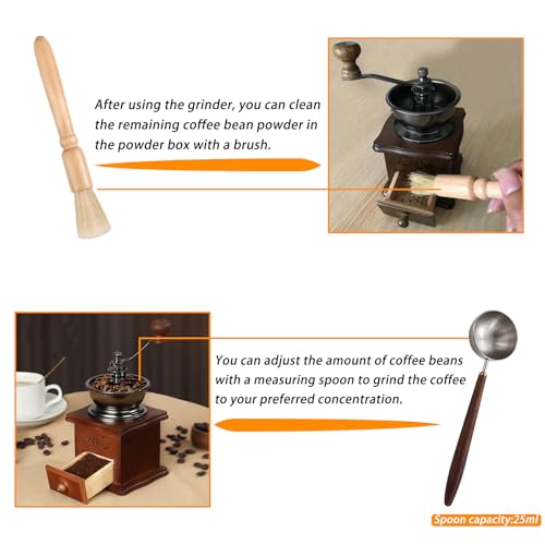 Beech Wood Handcrafted Coffee Grinder