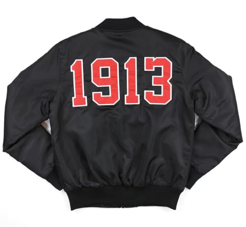 Delta Sigma Theta Bomber Jacket Black2