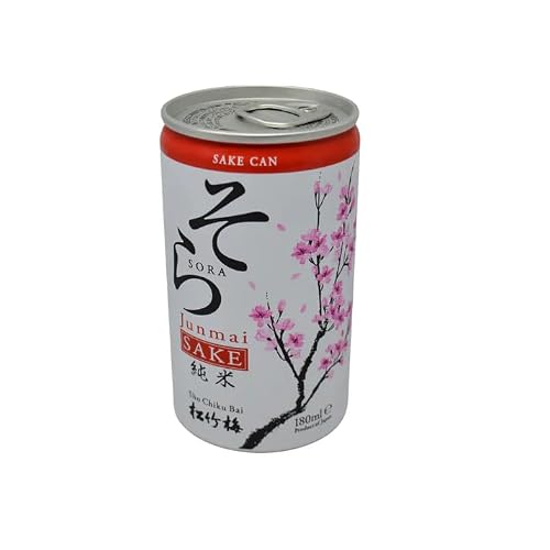 Shochikubai SAKE CAN SORA Junmai Sake 180ml 15.2% | Premium Japanese Junmai in Ready‑to‑Drink Can