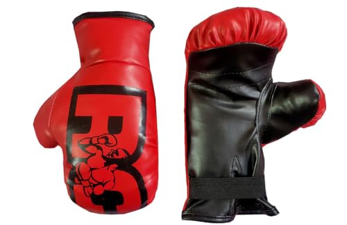 Image of Boxing Bag Gloves with Headguard 4 oz for (2-6 Years Children Boys or Girls) in Synthetic Leather | Good for Boxing, Punching, Muay Thai, MMA, Mitt Workout
