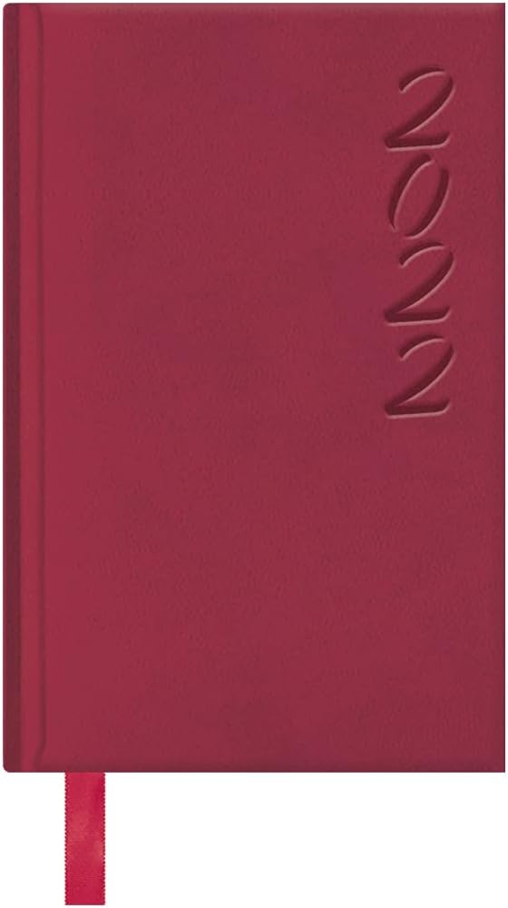 Dohe 12588 – Agenda Pocket "Brasilia" – Week to View – 8.5 x 13 cm – Burgundy