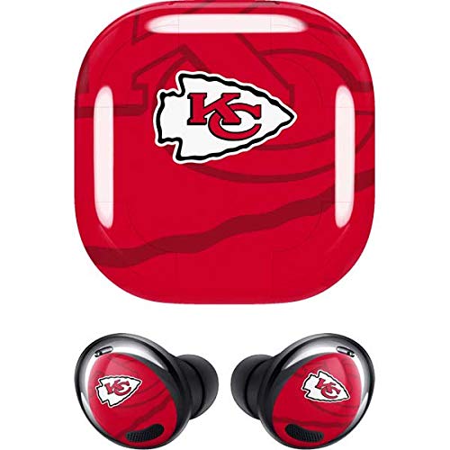 Skinit Decal Audio Skin Compatible with Samsung Galaxy Buds Pro - Officially Licensed NFL Kansas City Chiefs Double Vision Design