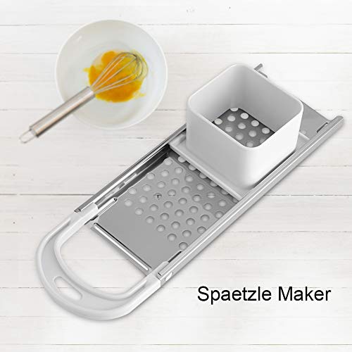 Spaetzle Maker, Stainless Steel Spatzle Noodle Maker with Safety Pusher - Image 2