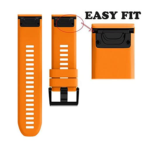 Correa de silicona para Garmin Fenix 3 y 3 HR, cambia de estilo fácil con sistema Easyfit 5