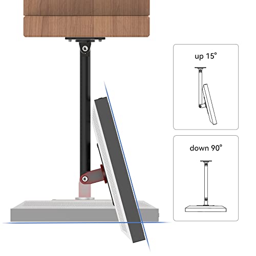 Itshom Under Cabinet Mount, For Echo Show 15 Smart Display, Swivel Left To Right, Rotate For Portrait Or Landscape, Up And Down Tilt Under-Cabinet Mount #TOP3