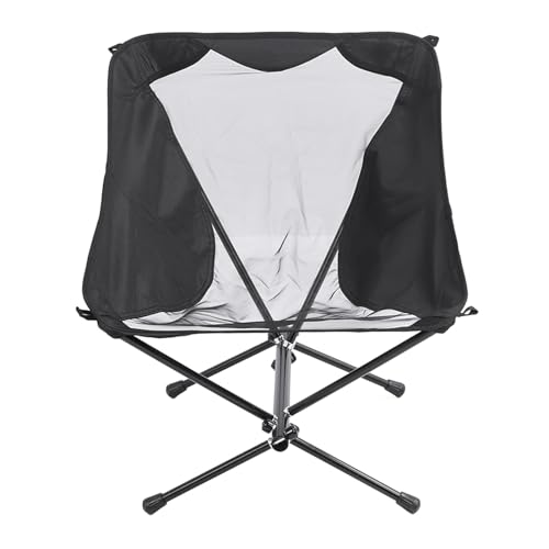 Hamwesh Silla de Camping Portátil, Silla Plegable Ultraligera, Compacta Ligera con Diseño Ergonómico y Marco de Aleación de Aluminio Estable para Senderismo, Camping, Playa
