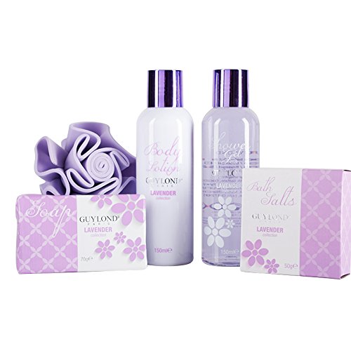 Guylond lavanda Colección Square Set de baño, 1er Pack (1 x 420 g)