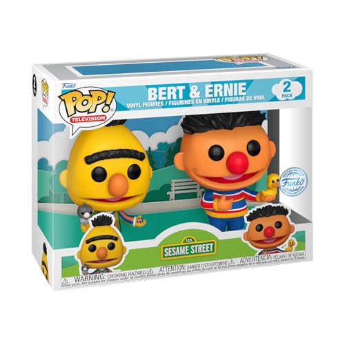 1 Rue Sésame Pack 2 figurines POP! Bert & Ernie 9 cm - vue 3