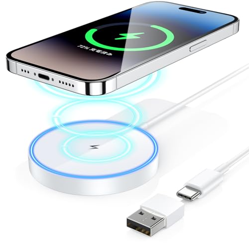 HEARTBOOM ���C���C�����X�[�d�� MagSafe�[�d�� �}�O�l�b�g�� �ő�15W�o�� USB Type-C �|�[�g iPhone15/Plus/Pro/Pro Max,iPhone14/Plus/Pro/Pro Max,iPhone13/mini/