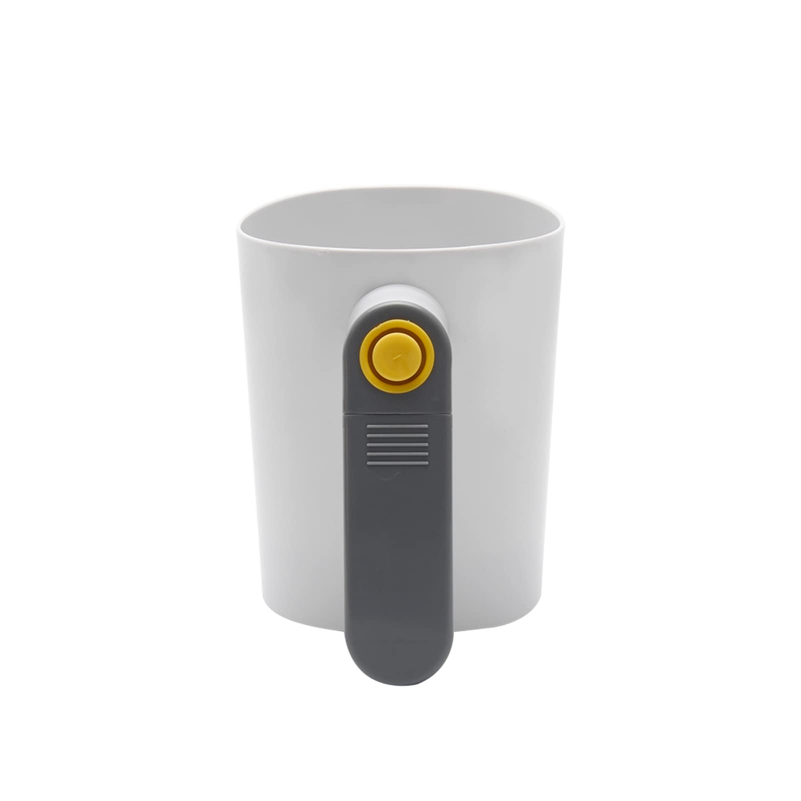 Tamis à farine électrique à piles, en acier inoxydable, outil de cuisson, shaker en maille en acier inoxydable, passoire à poudre, passoire à pâtisserie (blanc) Taille unique