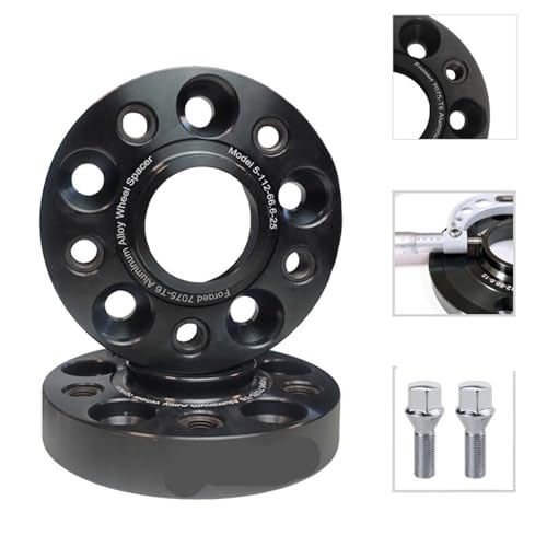 Entretoises de roue 5x112 en alliage d'aluminium hubcentric de 66,6 mm - 3