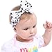 ZOONAI Baby Girls Toddler Bowknot Headband Infant Rabbit Ear Hair Band Headdress