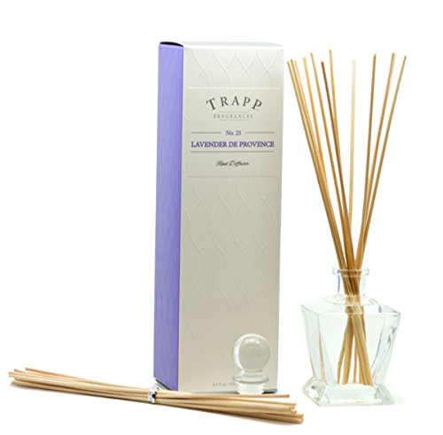 Trapp Fragrances Reed Diffuser Set, No. 25 Lavender de Provence, 4.5 Ounce