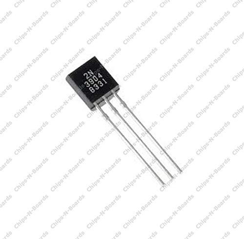 10-Pack 2N2222 NPN Transistor TO-92 Plastic Package - High-Performance Electronic Components for DIY Projects and Circuit Design By TPS