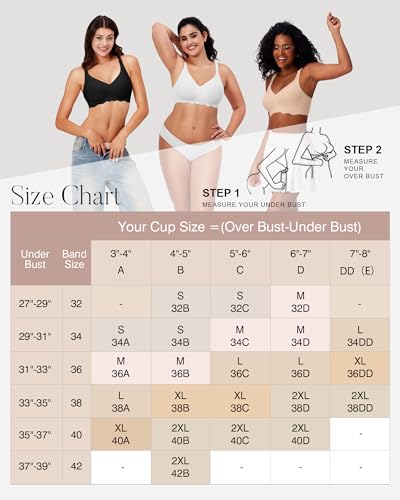 Image of Womens Wireless Jelly Bras No Underwire Support Push Up Removable Straps (U /Cross /Halter) Everyday Sports Bra