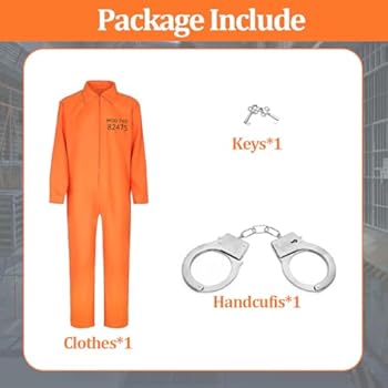 Sträfling Kostüm Jailbird für Halloween