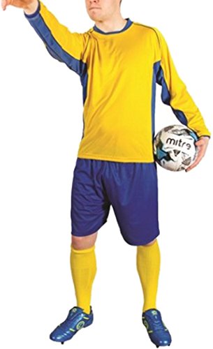 Camiseta fútbol amarillo royal talla S equipación panel Londres deportiva
